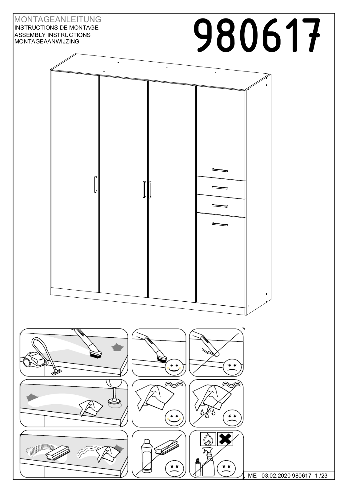 Wimex 980617 Assembly instructions