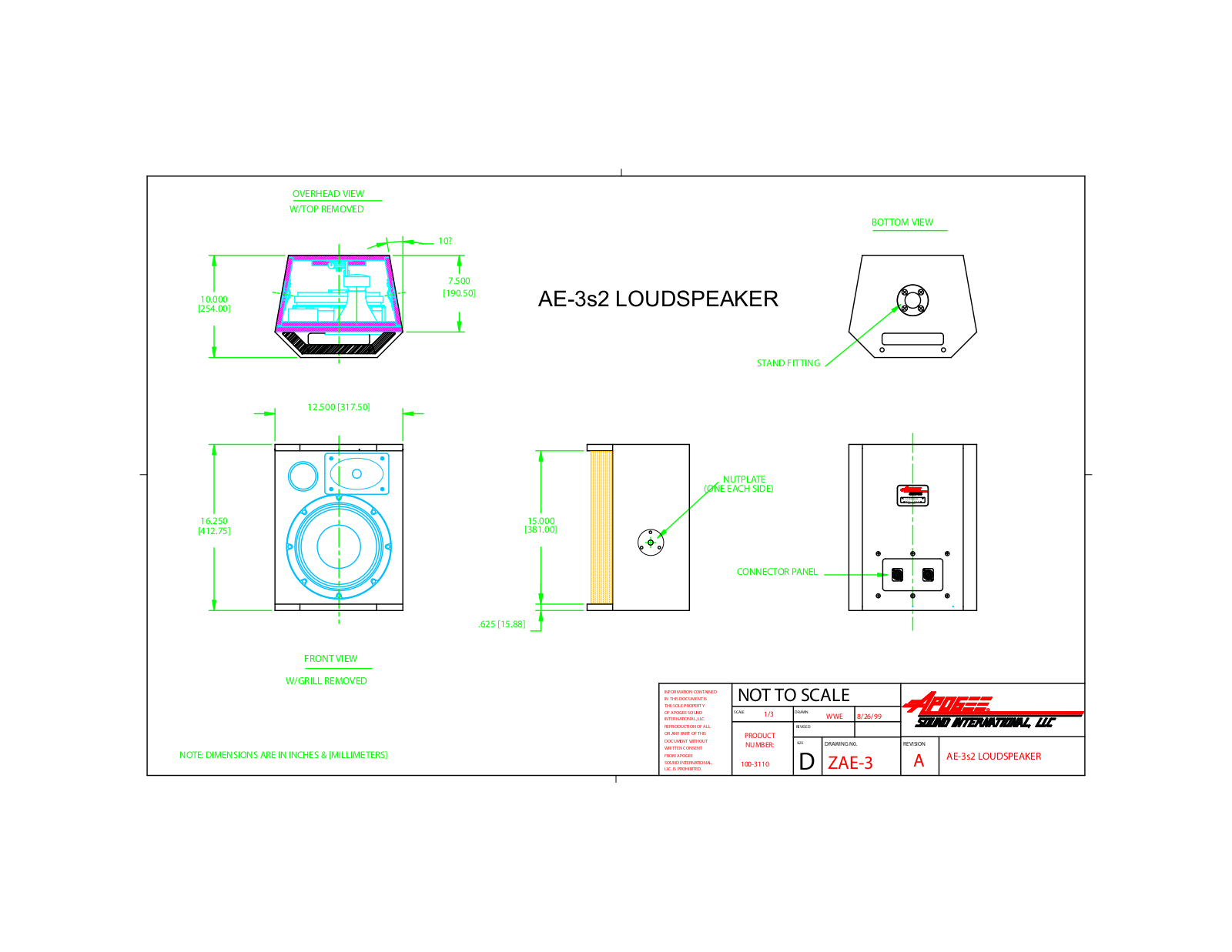 Bogen AE-3s2 User Manual