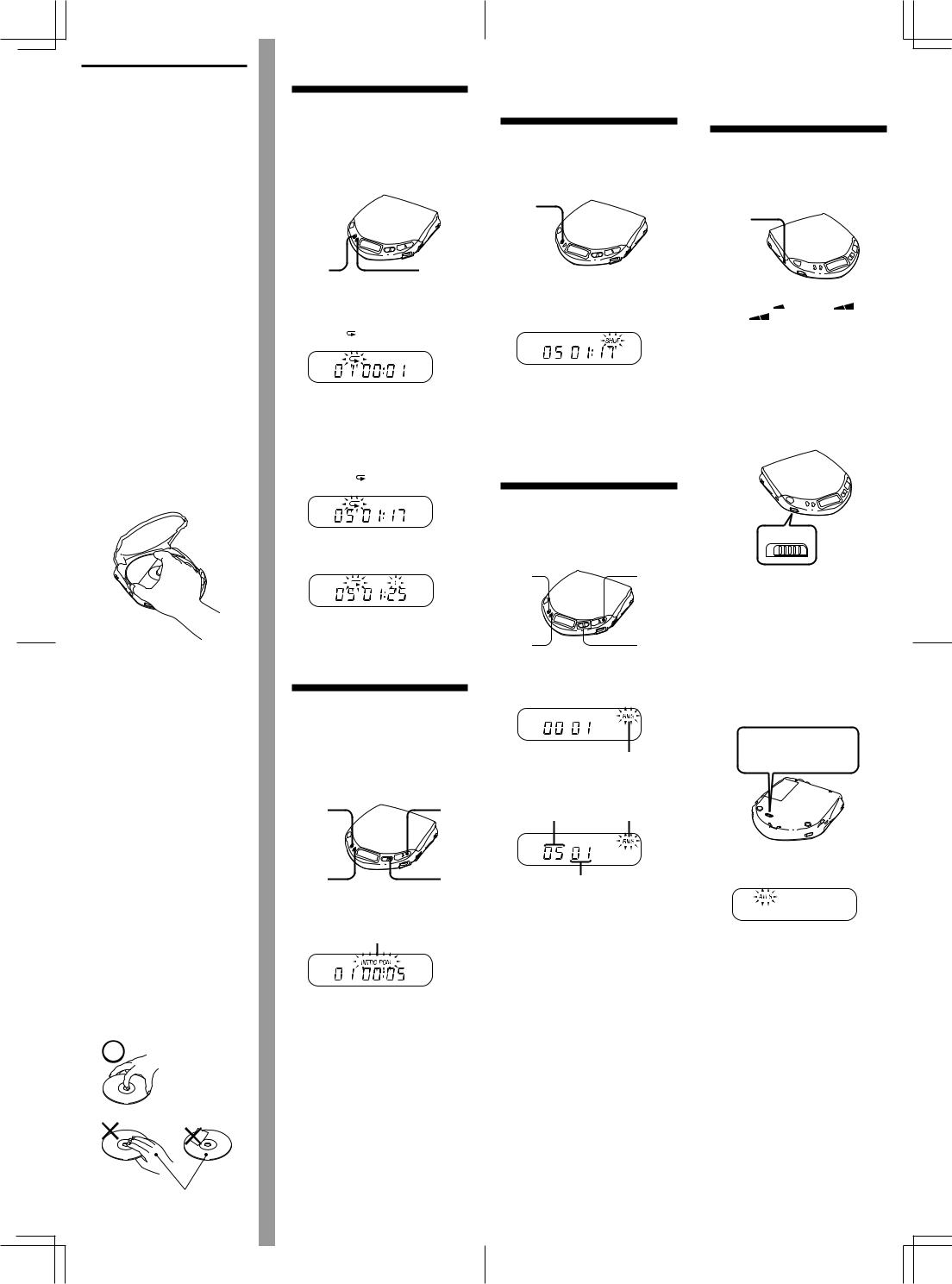 Sony D-173, D-170AN, D-175, D-171V, D-171 User Manual