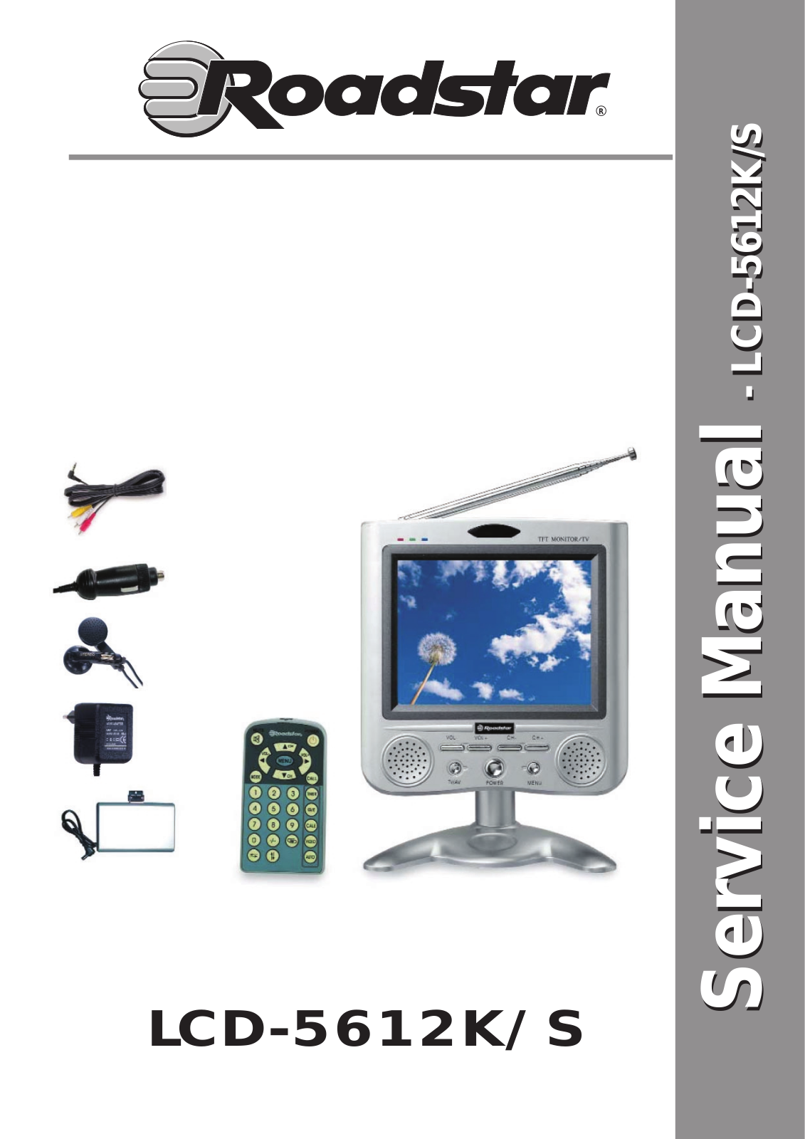 Roadstar LCD-5612KS Schematic