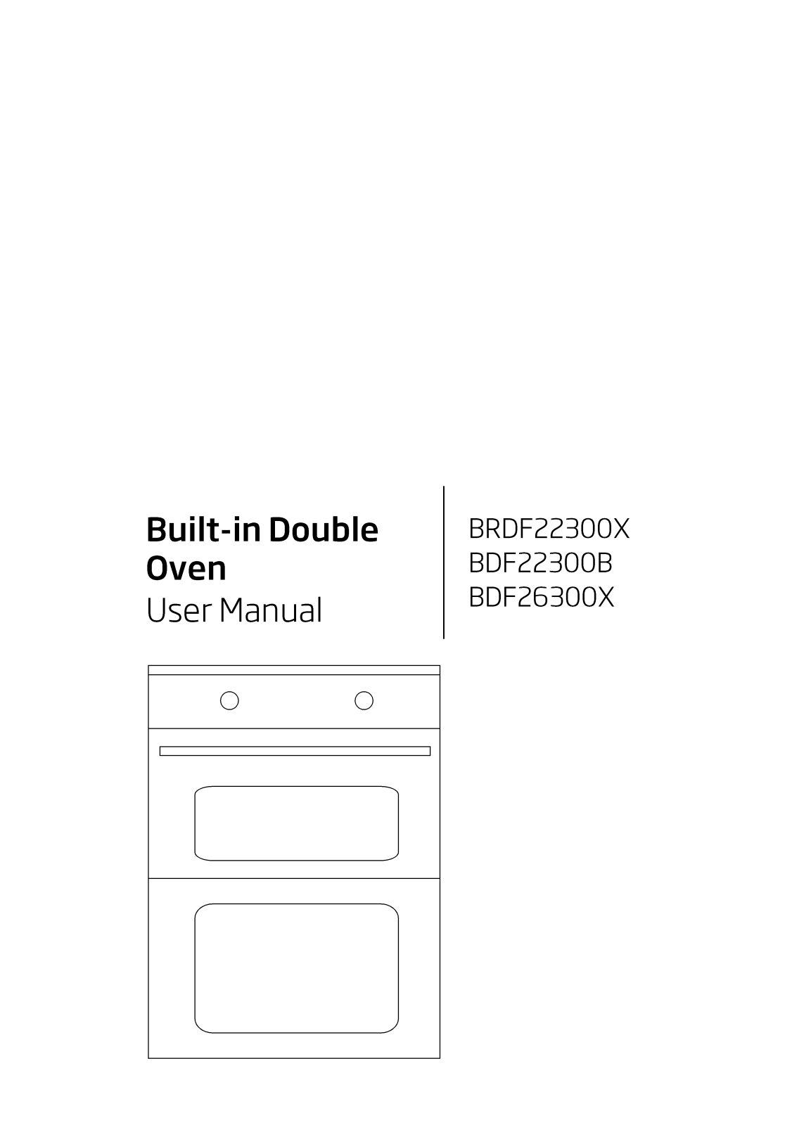 Beko BDF 26300 User Manual