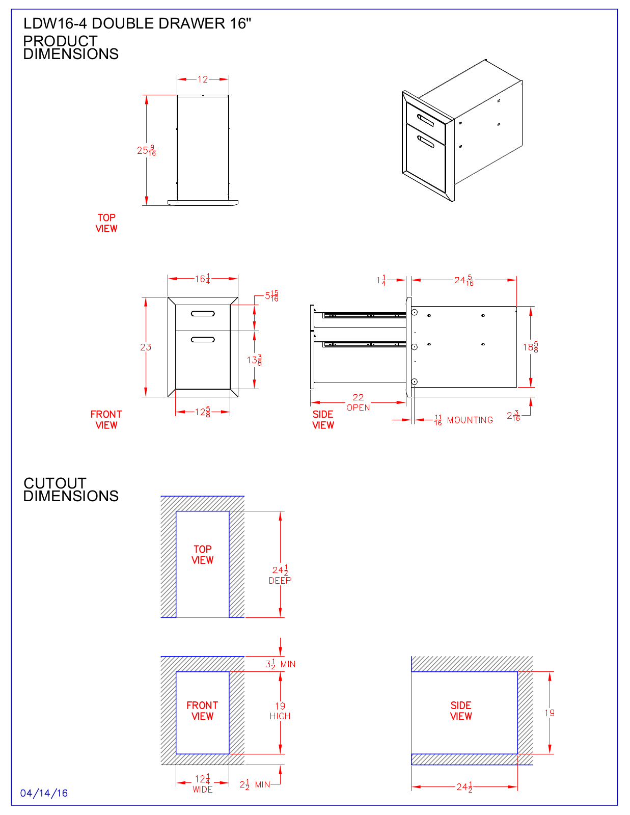 Lynx LDW164 User Manual