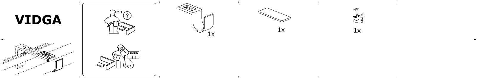 Ikea S19166401, 40305075 Assembly instructions
