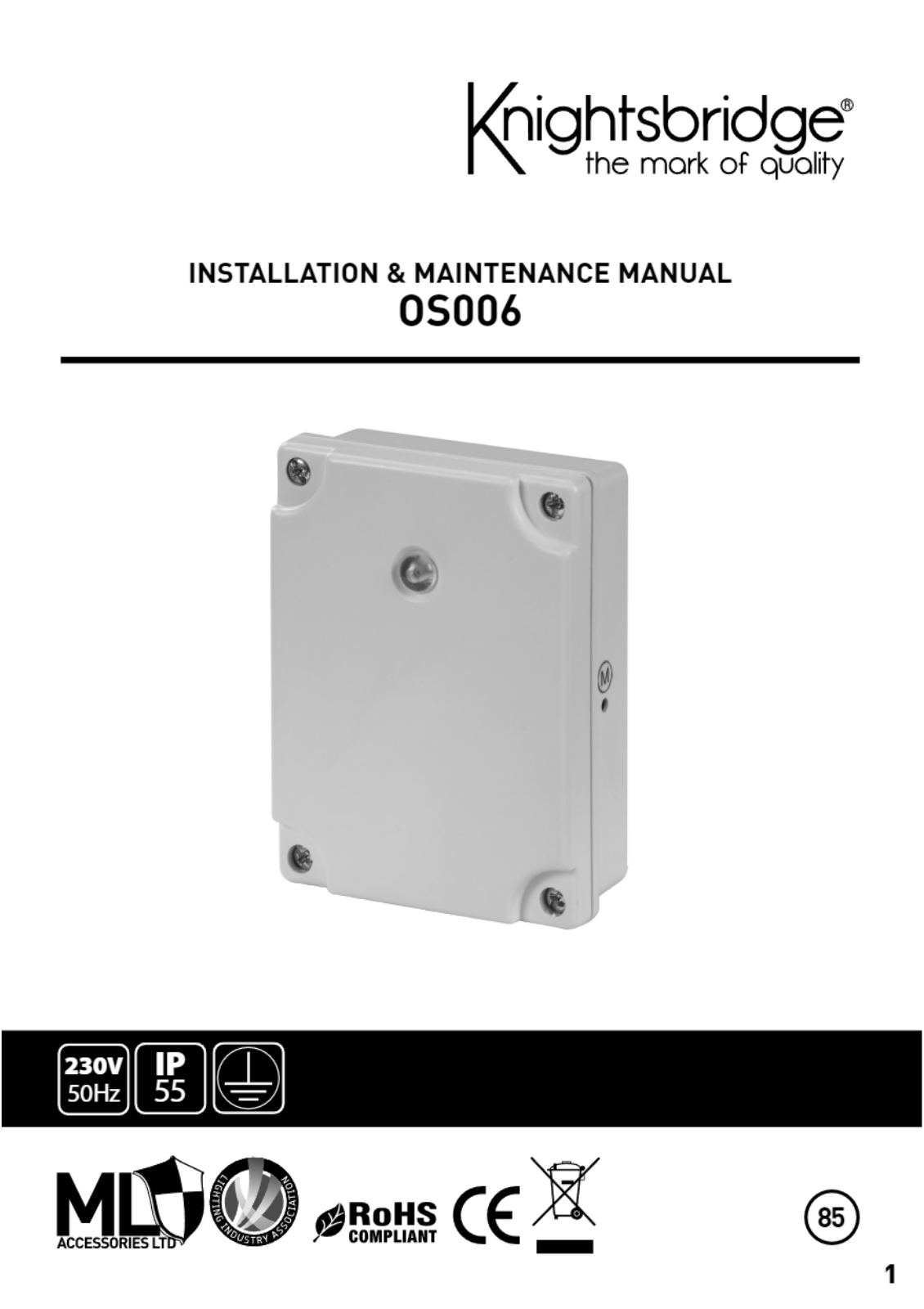 Knightsbridge BB1000W User guide - ManualMachine.com