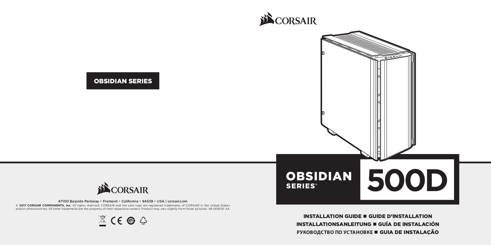 Corsair CC-9011116-WW User Manual