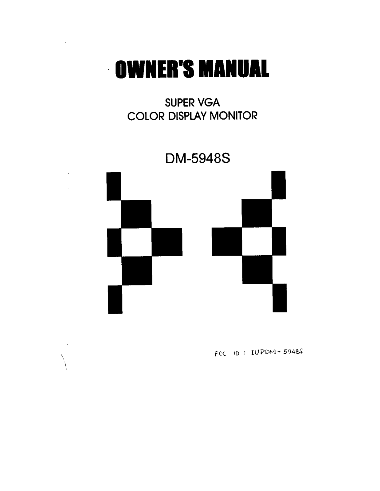 Chun Yun Electronics Co DM 5948S User Manual