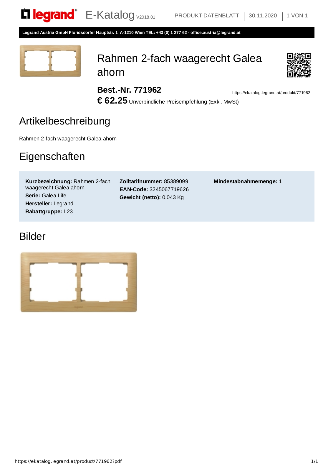 Legrand 771962 User Manual