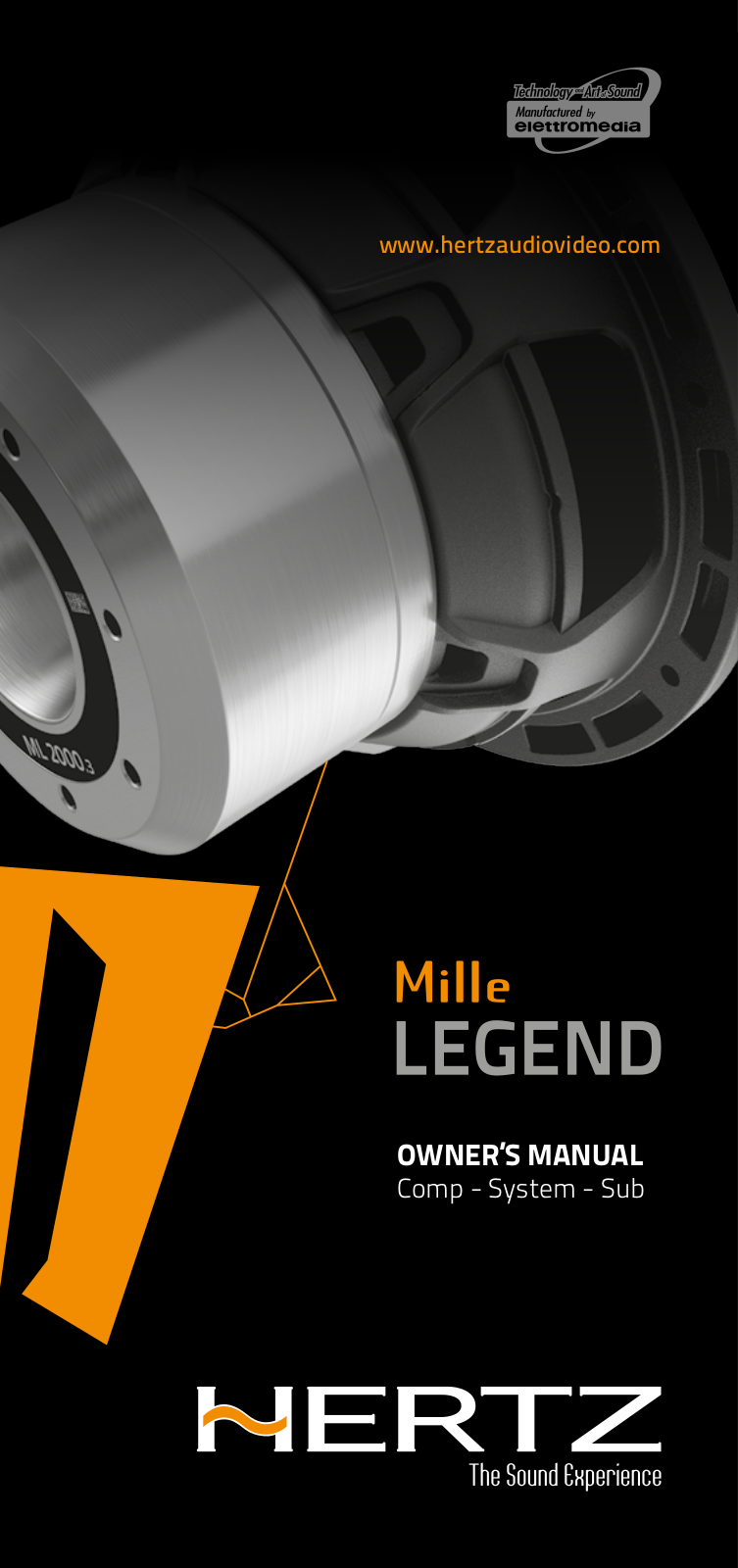 Hertz Mille Legend User Manual