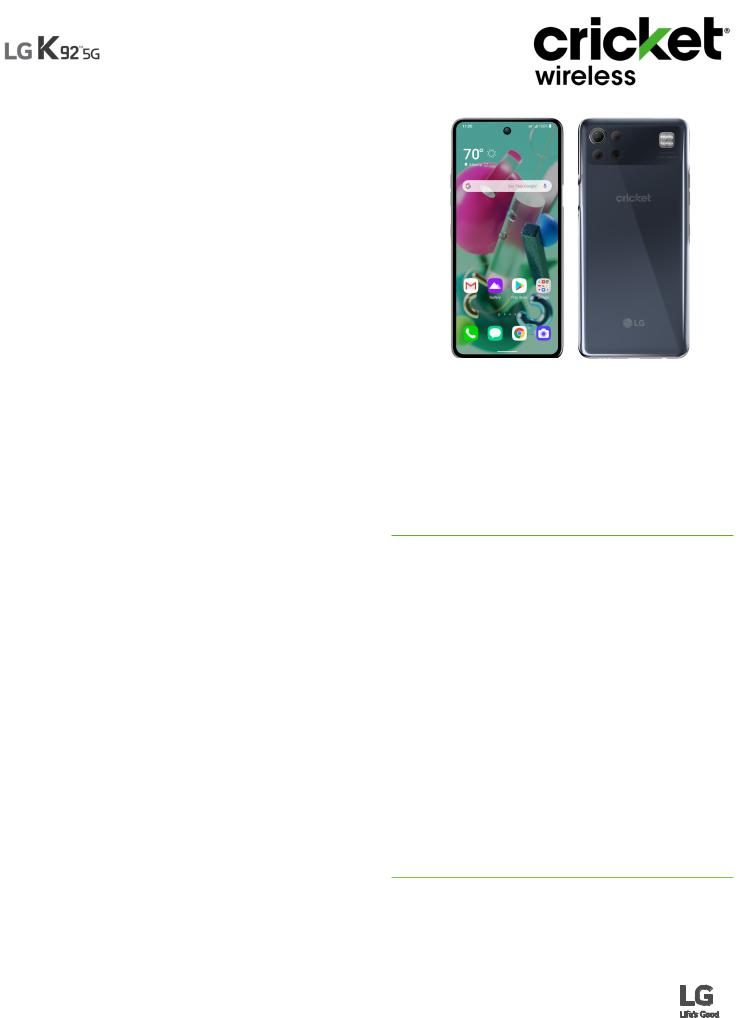 LG K92 User Manual