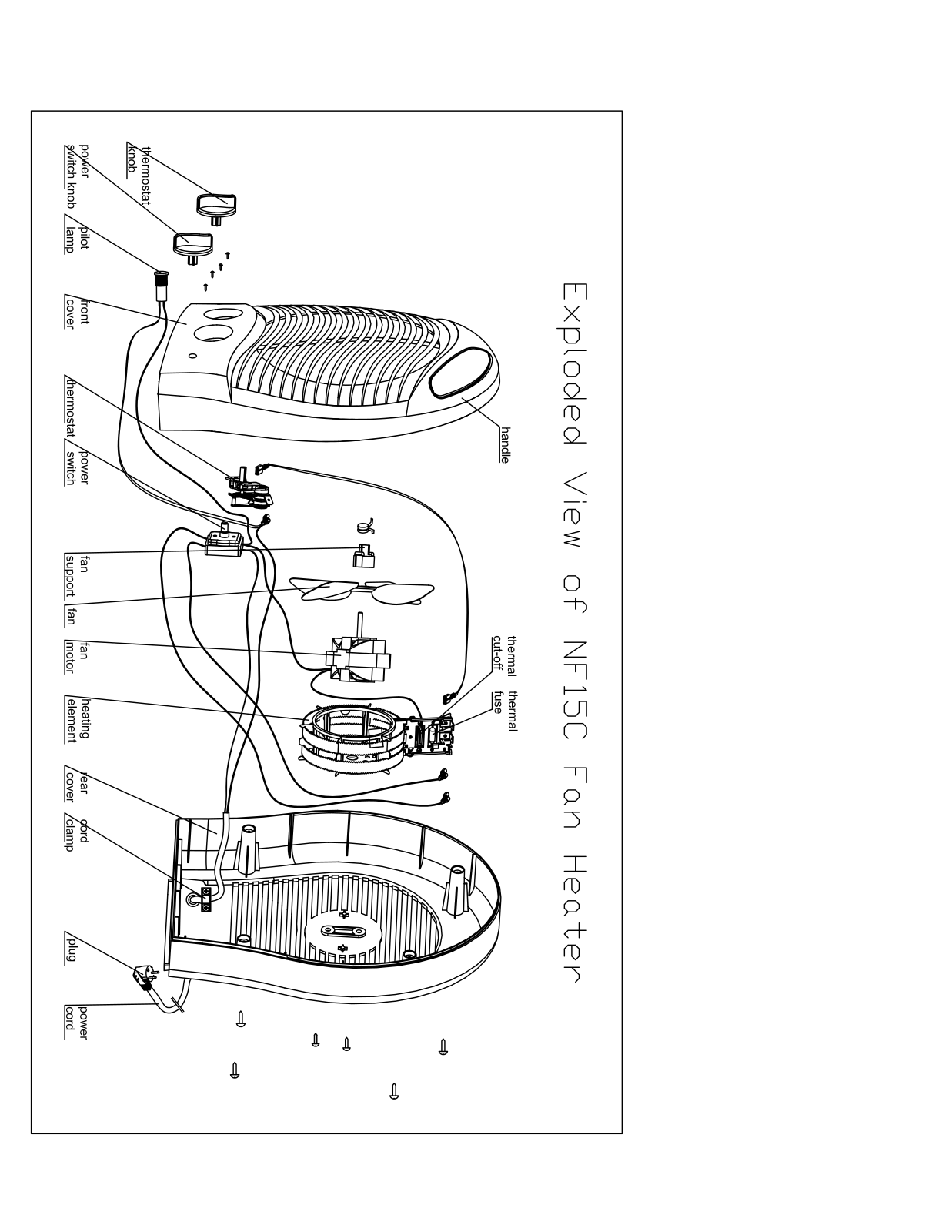 Vitek NF 15C Exploded View