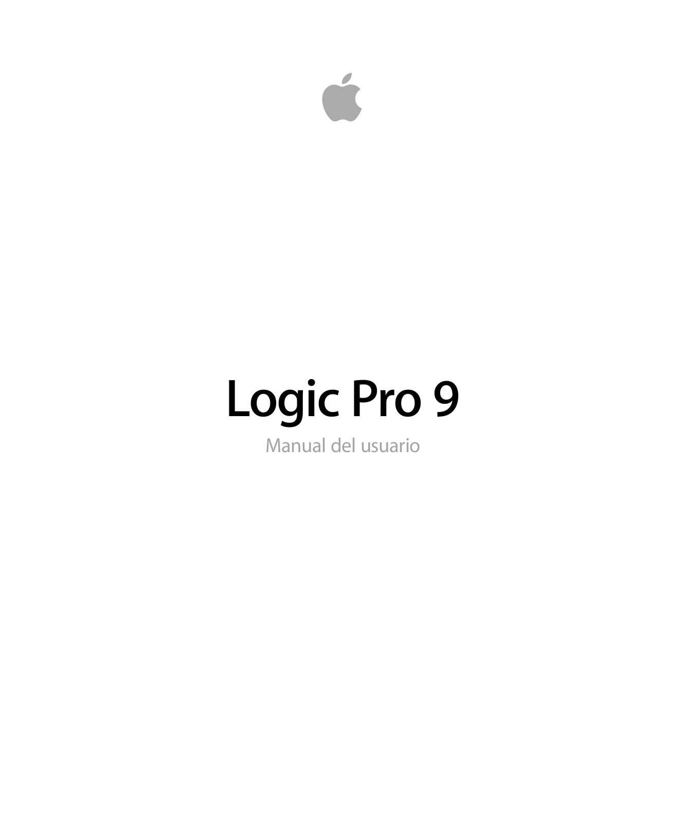 Apple Logic Pro - 9 User Manual