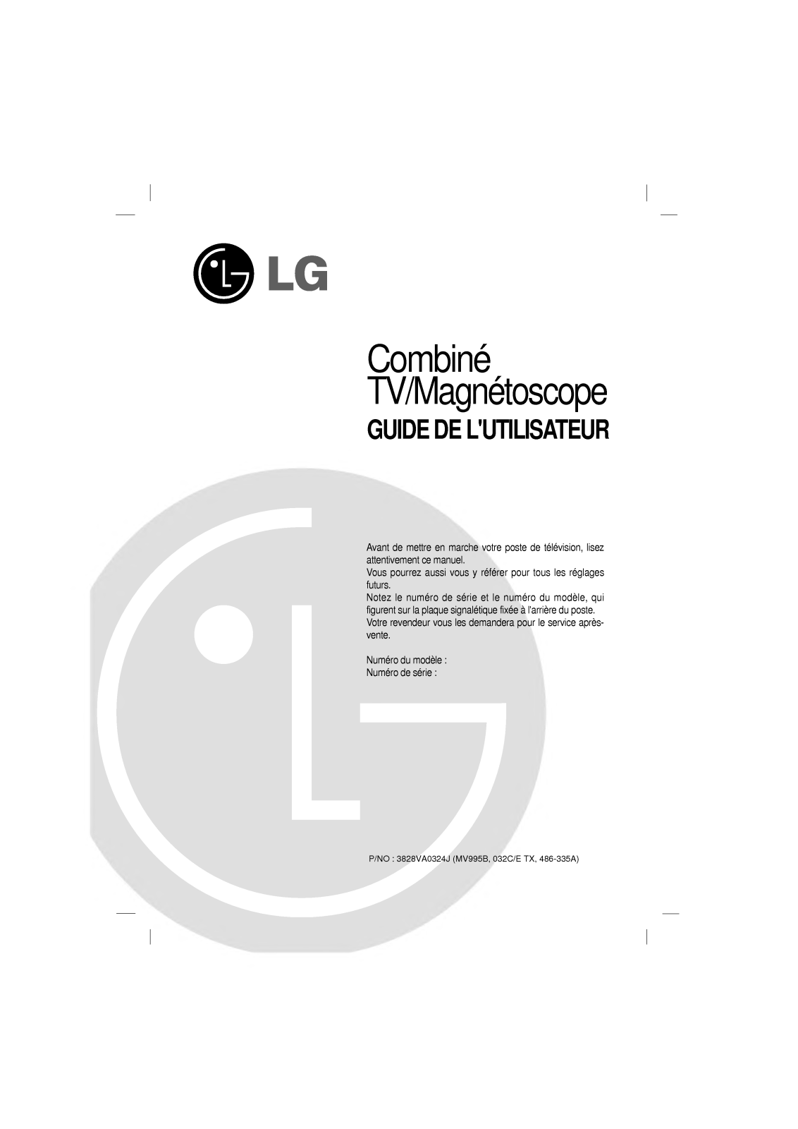 LG KL-15FA9BX User Manual