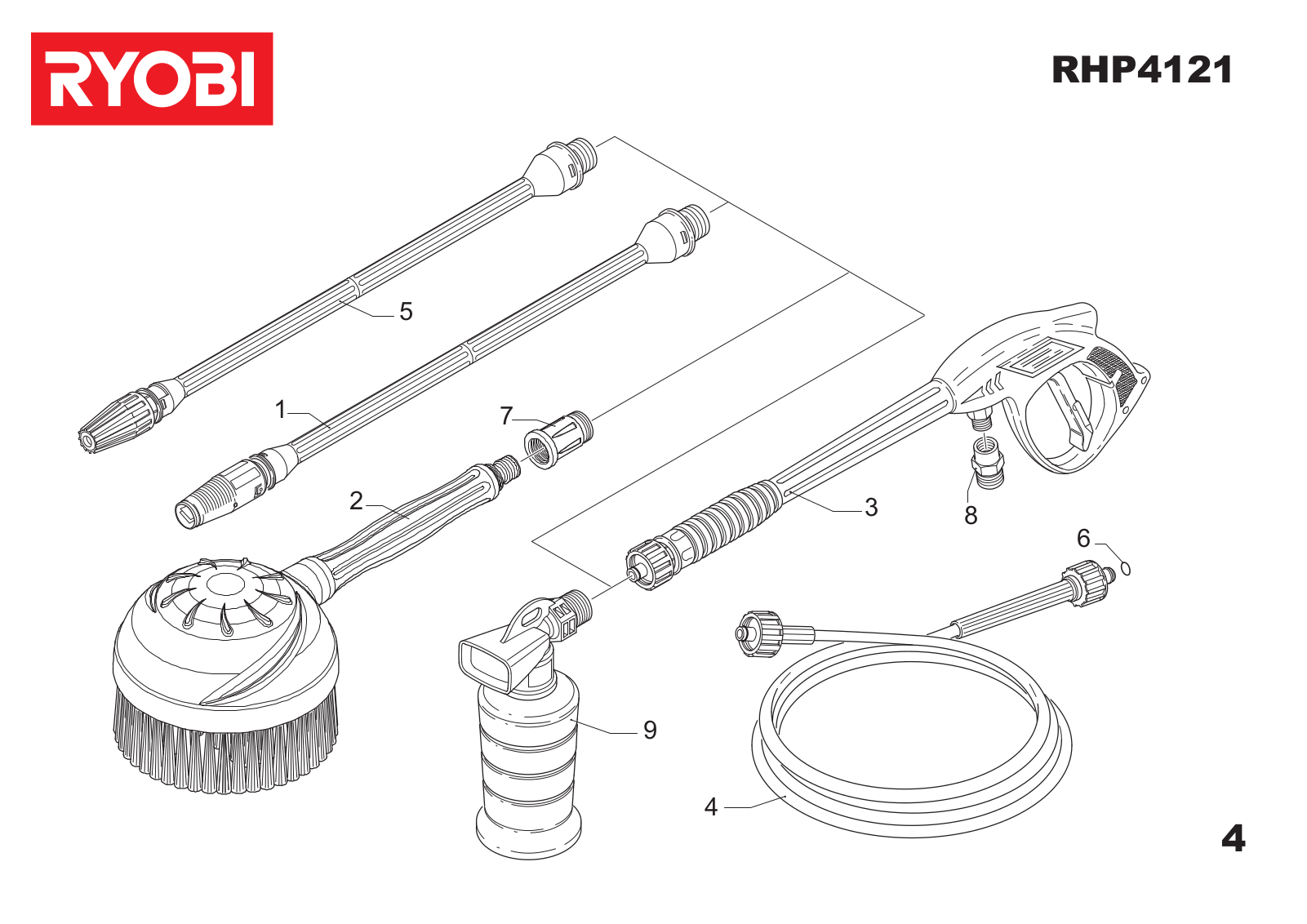 Ryobi RHP4121 User Manual