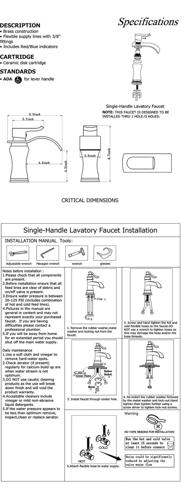 VIBRANTBATH VBTH1009 Installation & Assembly - ManualMachine.com