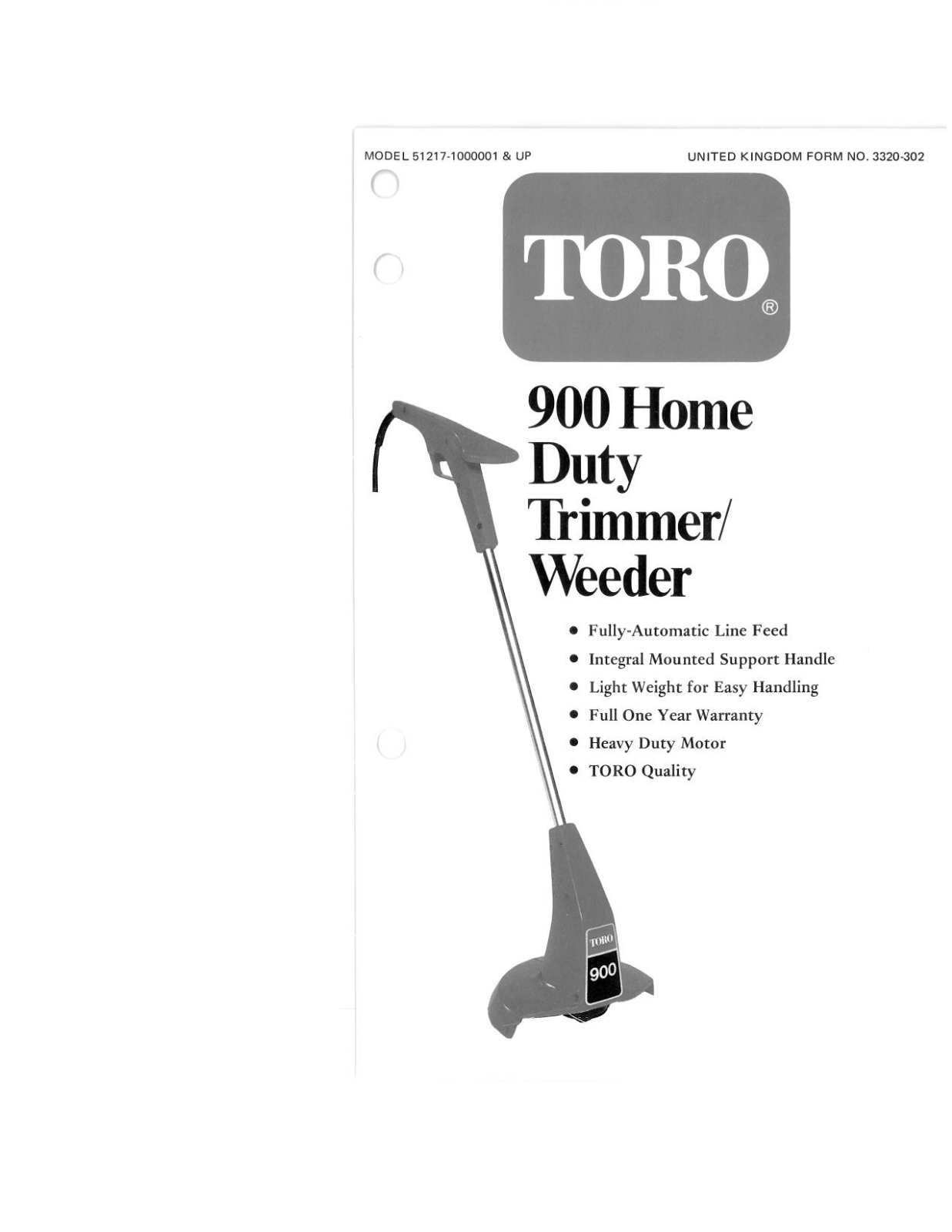 Toro 51217 Operator's Manual