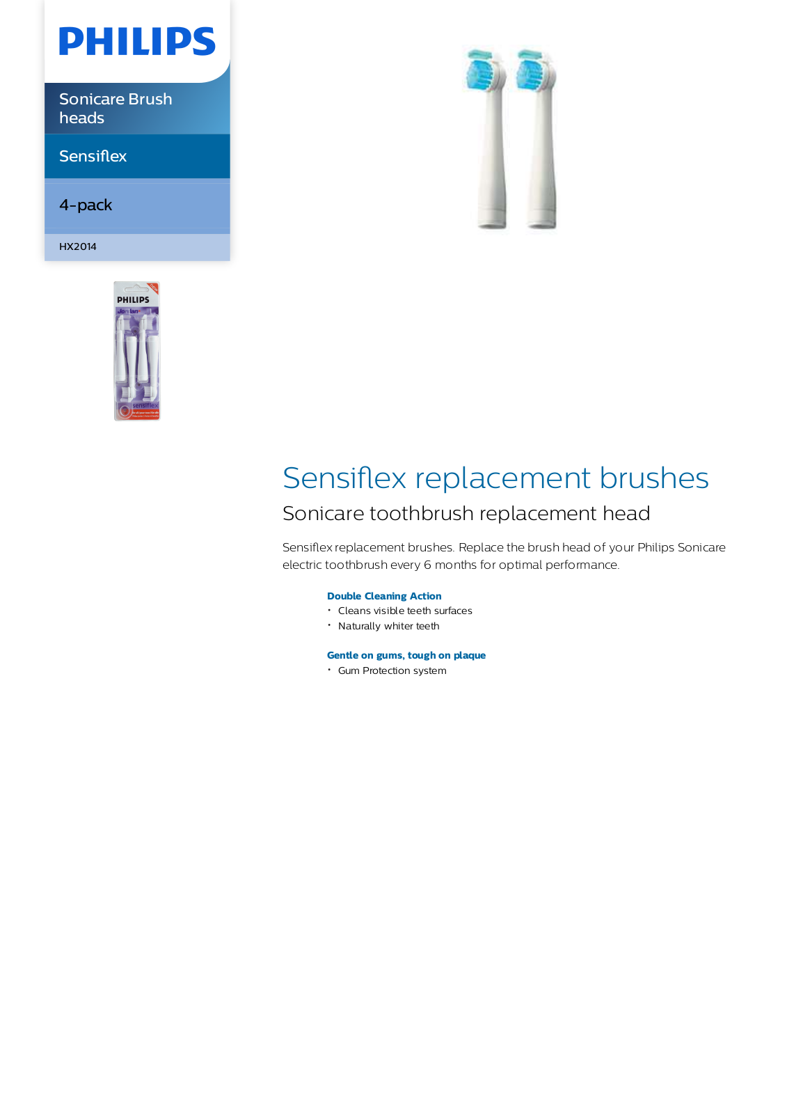 Philips HX2014/30 leaflet - ManualMachine.com