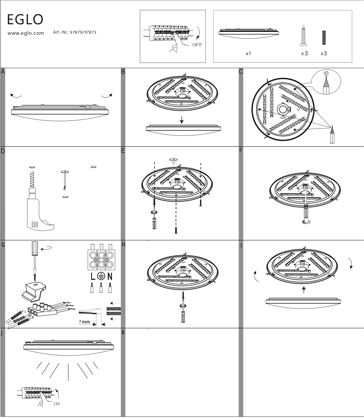 Eglo 97873 User manual