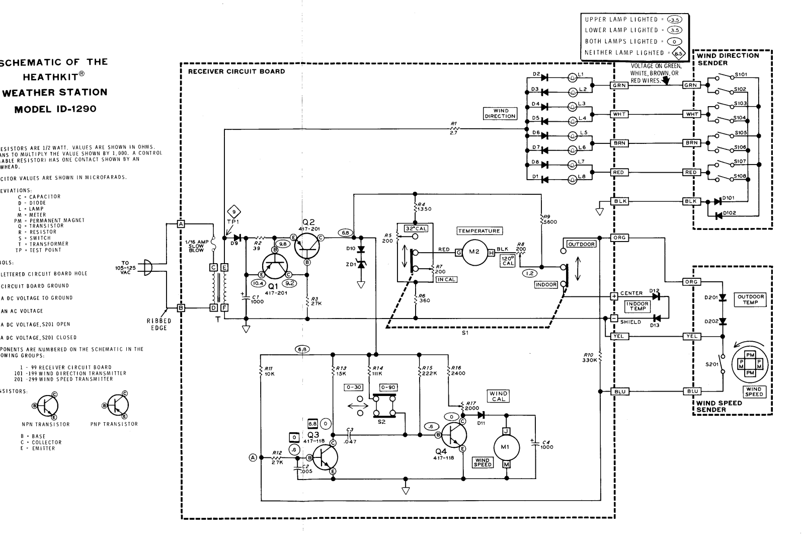 Heath Company ID-1290 Schematic