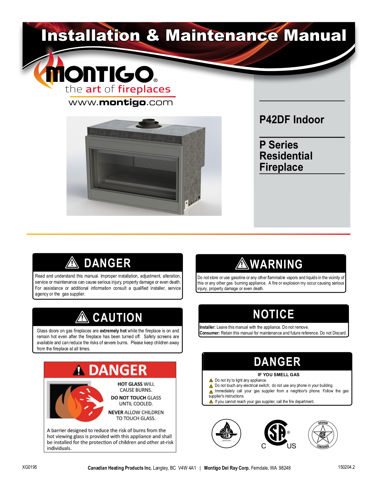 Montigo P42DF User Manual