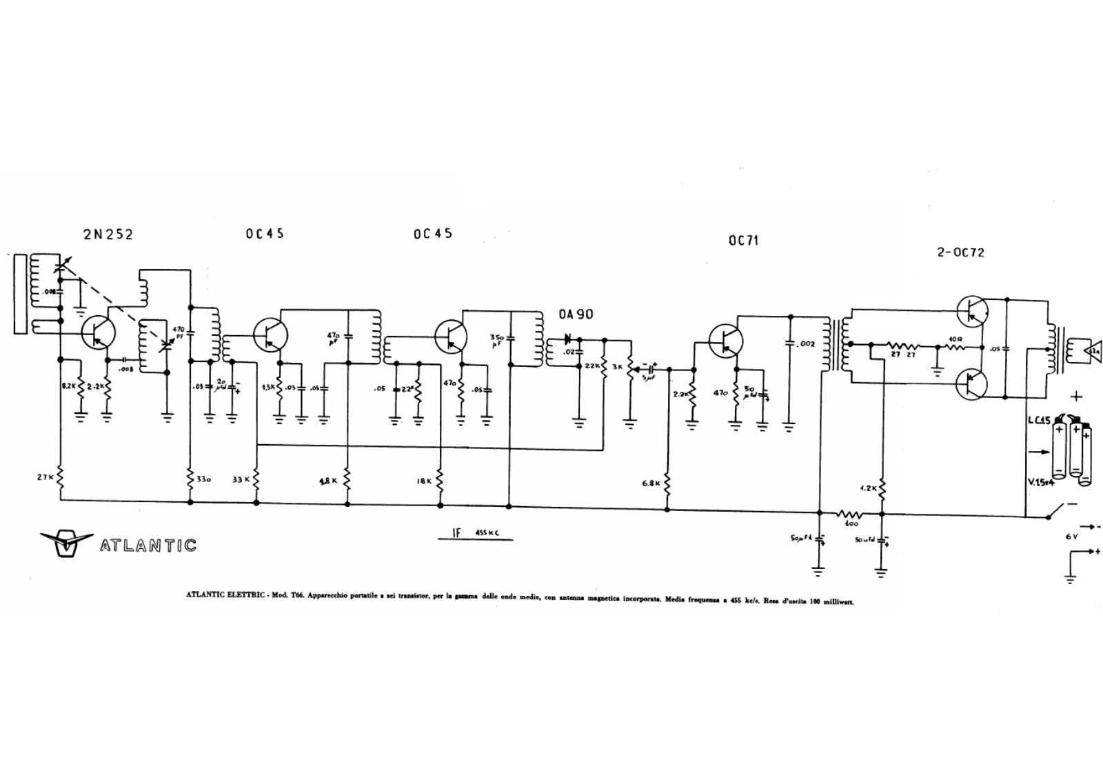 Atlantic t66 schematic