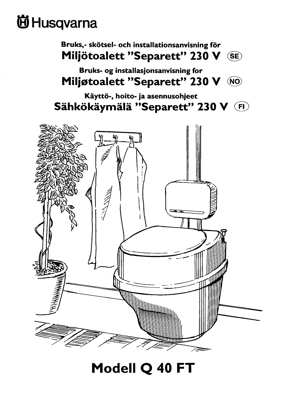 Husqvarna Q41FT, Q40FT User Manual