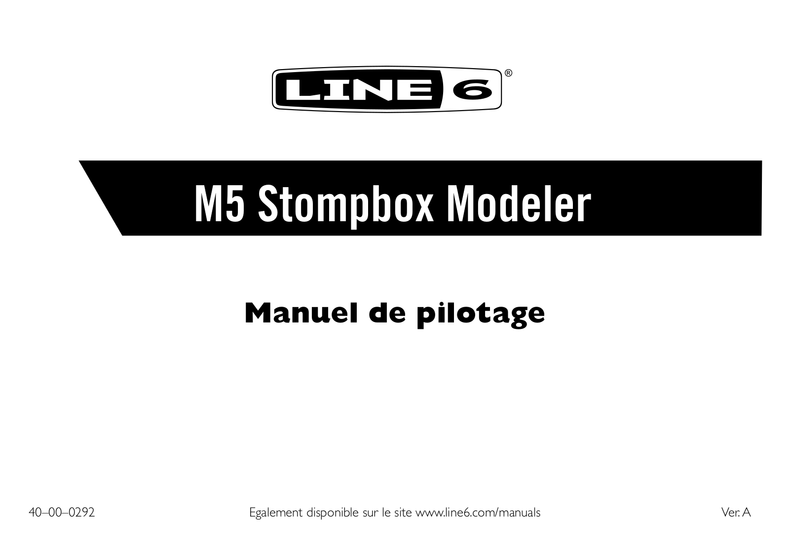 Line 6 M5 User Manual