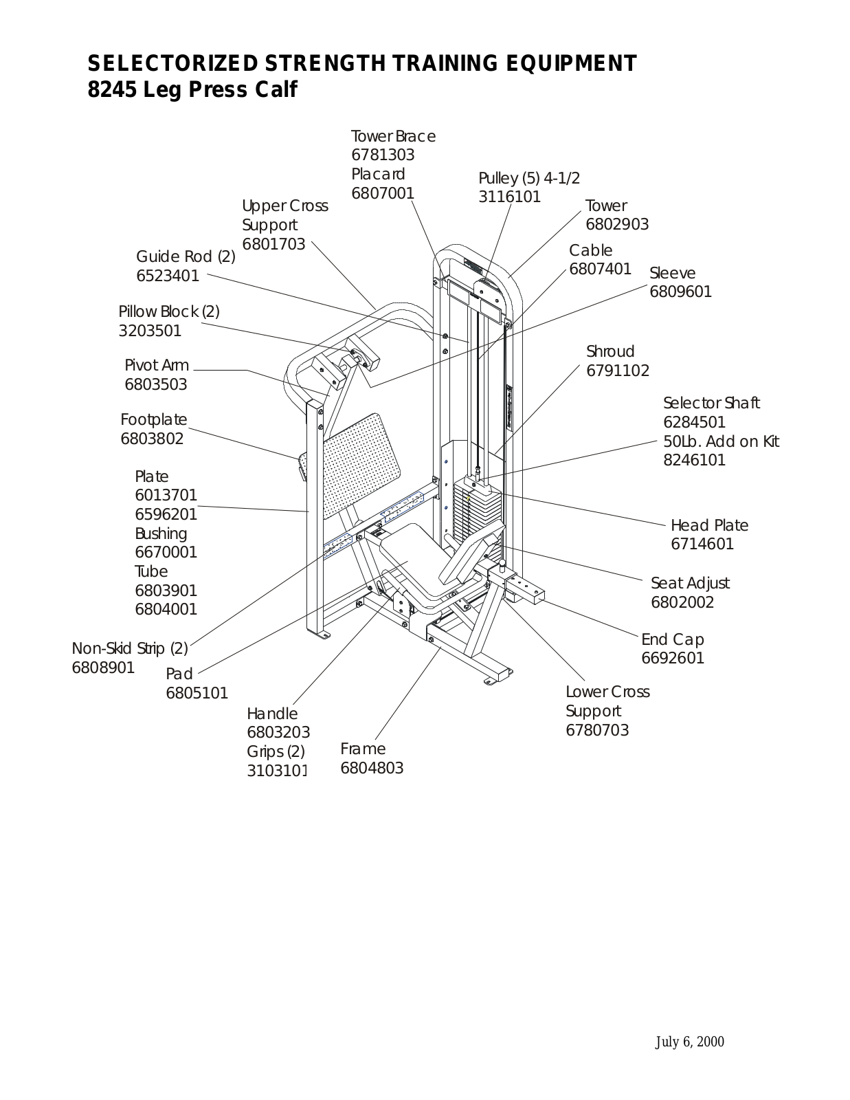 Life Fitness 8245 User manual