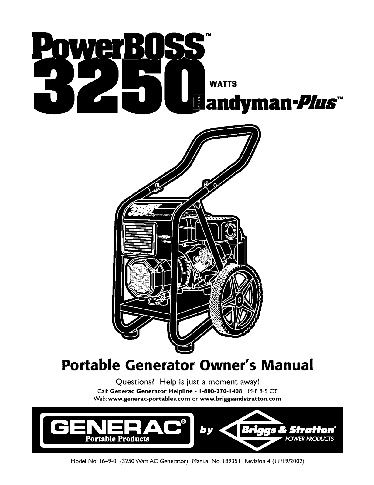 Generac 1649-0 Owner’s Manual - ManualMachine.com