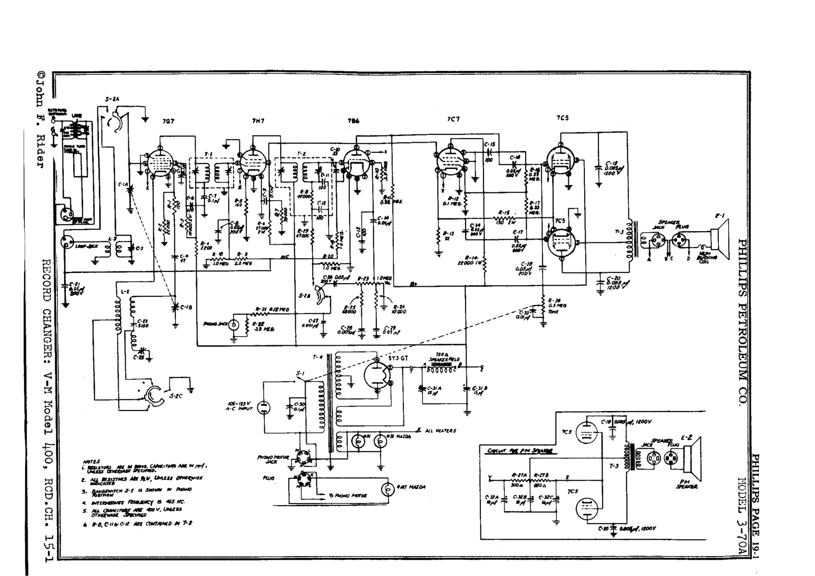 Phillips 3 70a schematic - ManualMachine.com