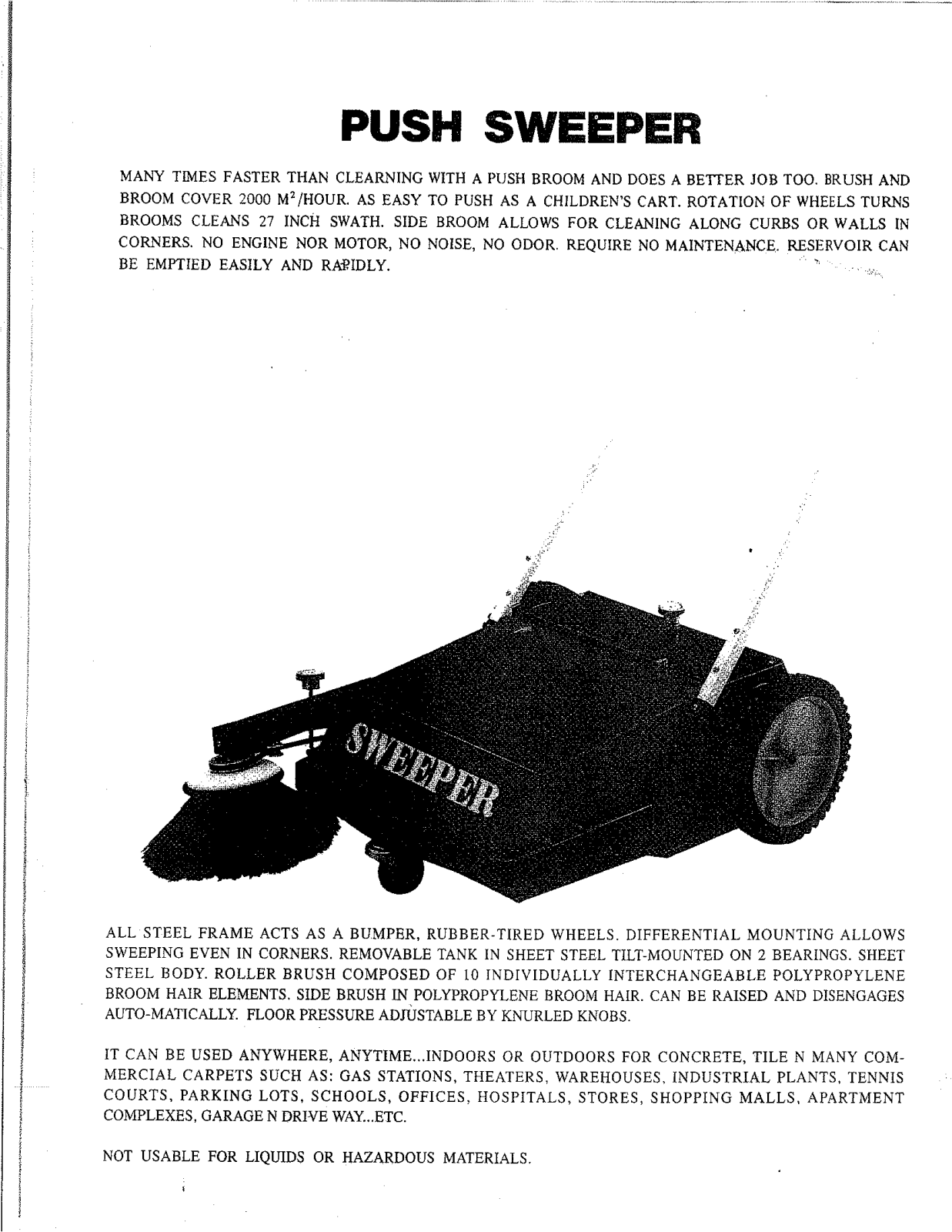 Vestil JAN-II User Manual