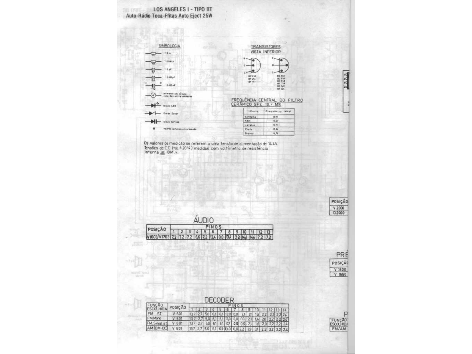 Bosch Los Angeles I 25W Schematic