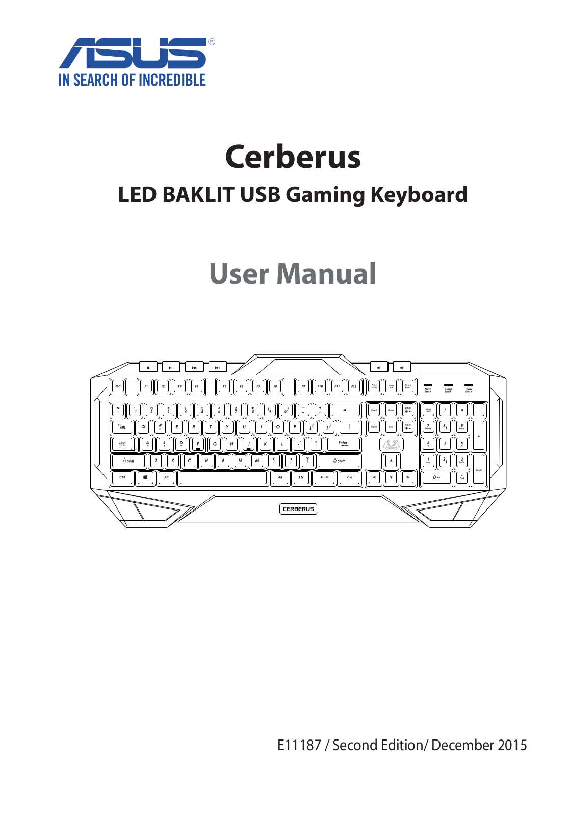 Asus Cerberus MKII User Manual