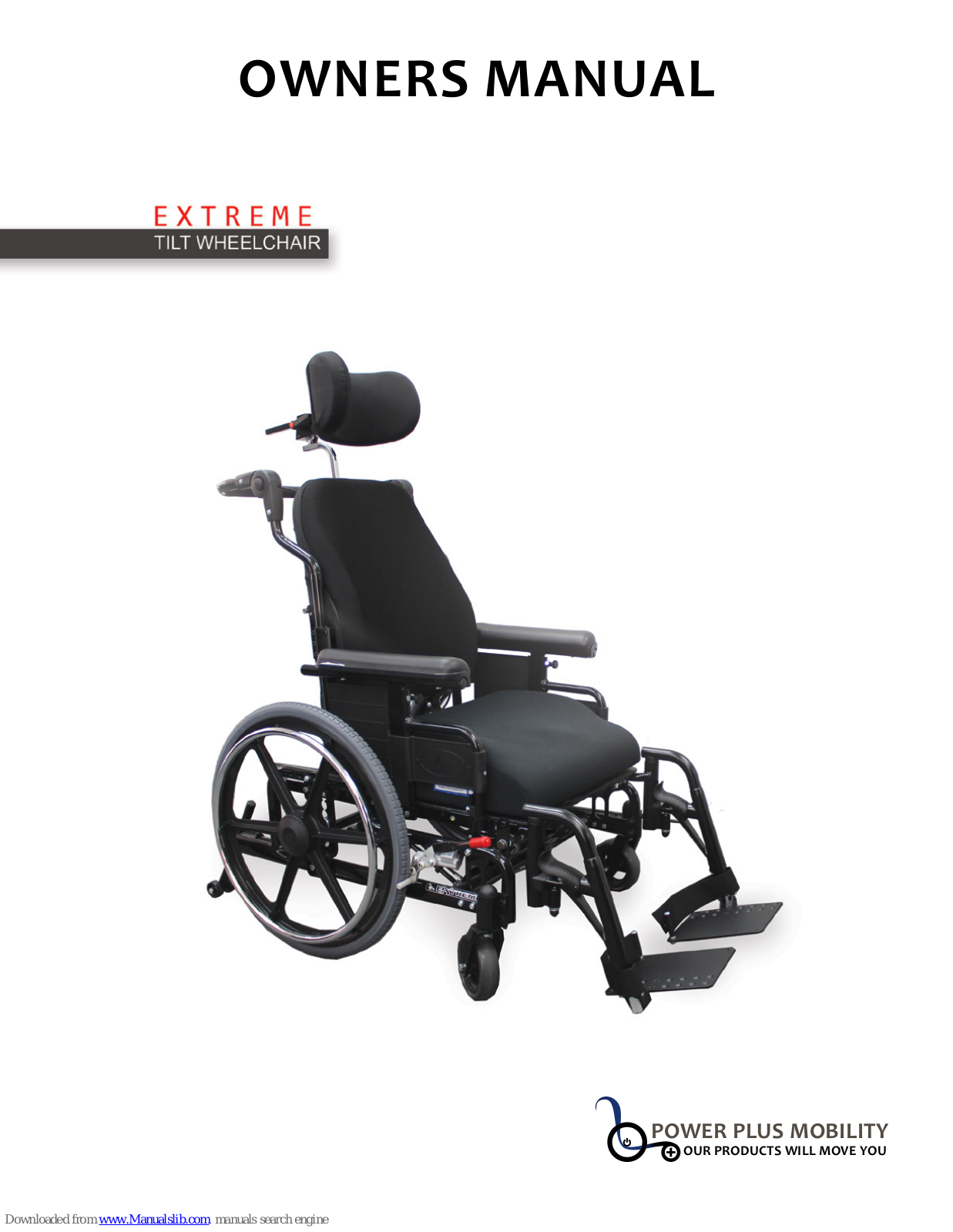 Power Plus Mobility EXTREME Owner's Manual - ManualMachine.com