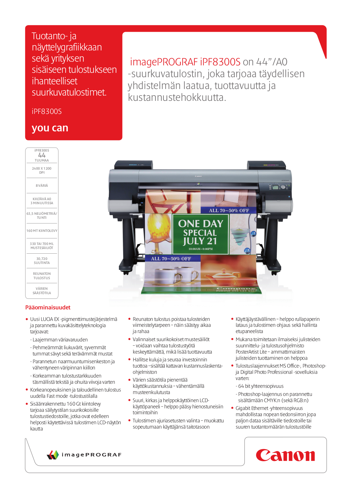 Canon IMAGEPROGRAF IPF8300S BROCHURE