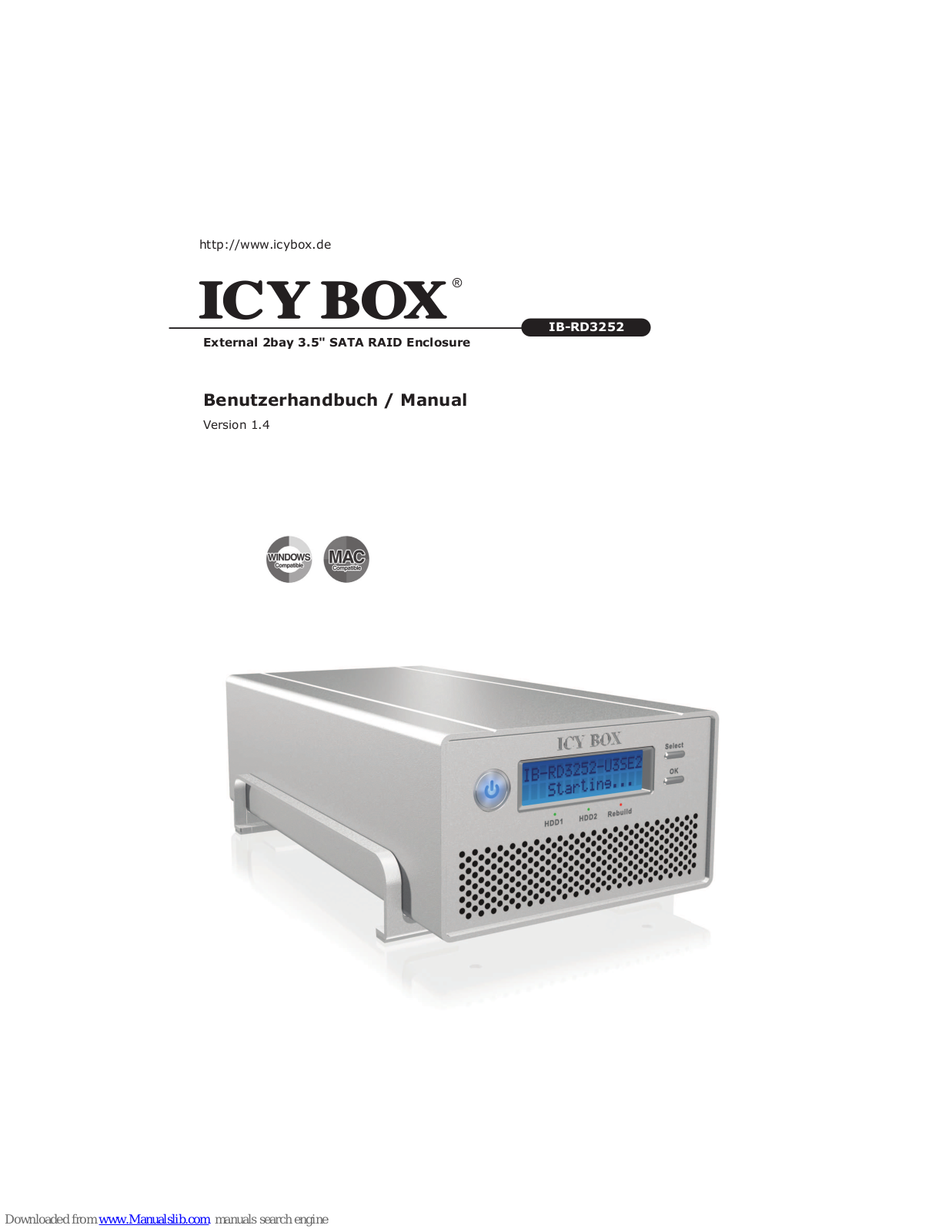 Icy Box IB-RD3252 User Manual - ManualMachine.com