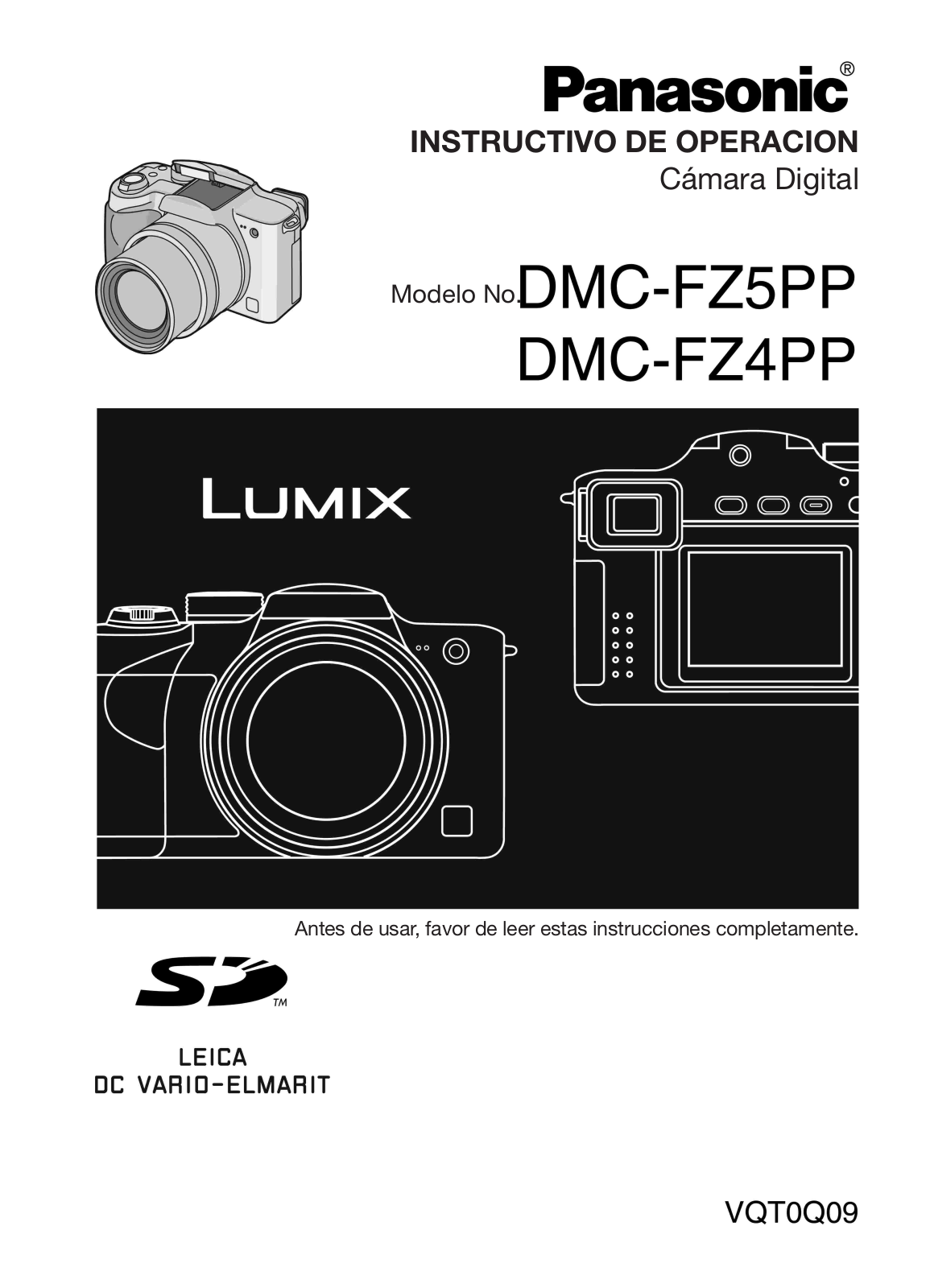 Panasonic DMCFZ4, DMCFZ5 User Manual