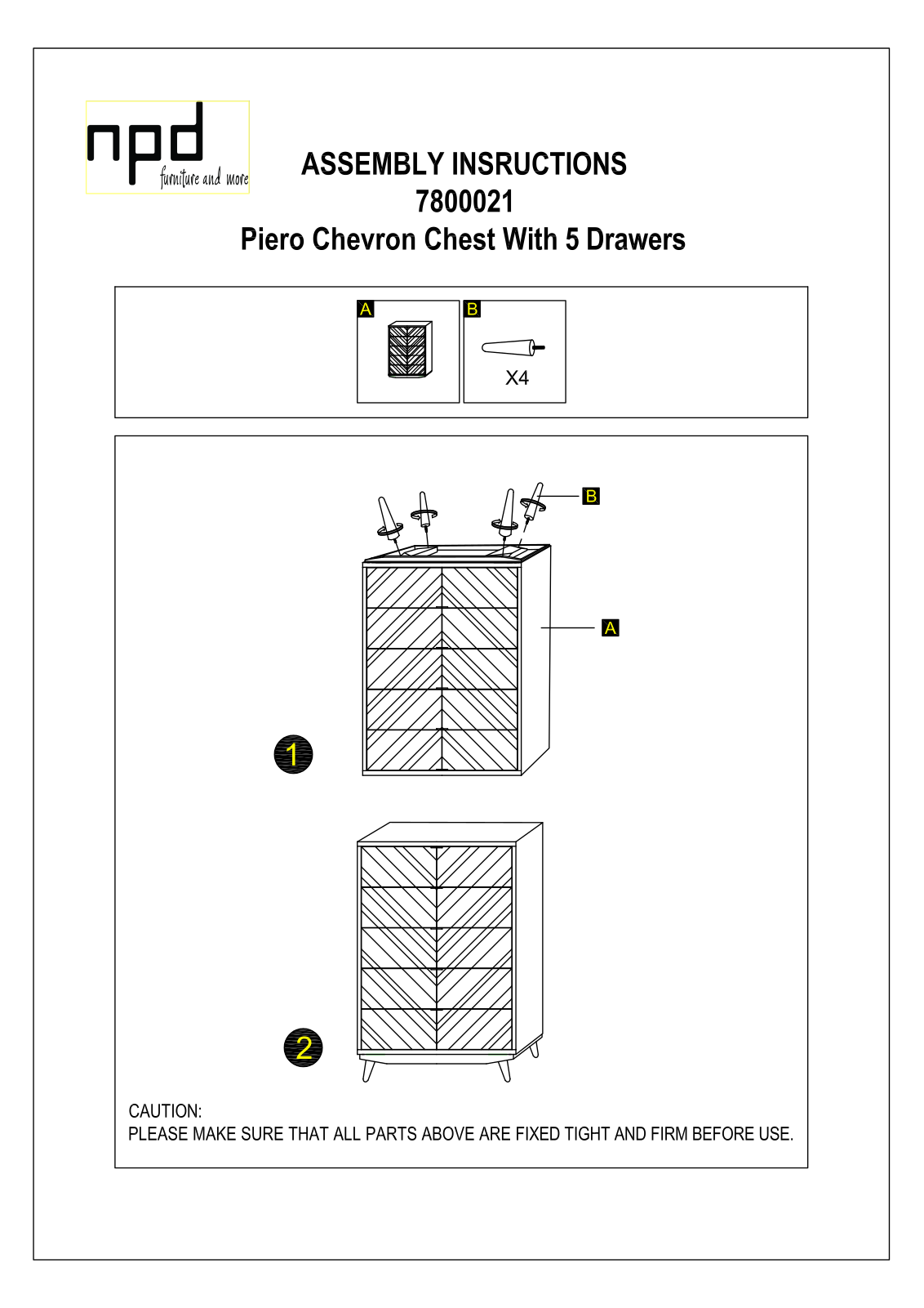 New Pacific Direct 7800021WG User Manual