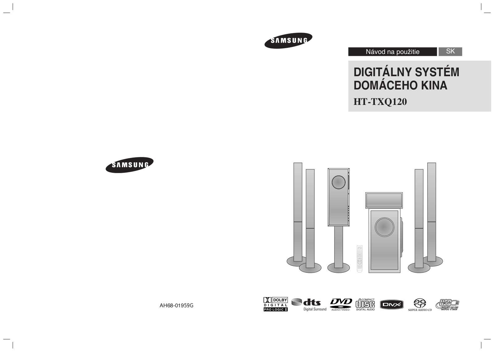 Samsung HT-TXQ120 User Manual