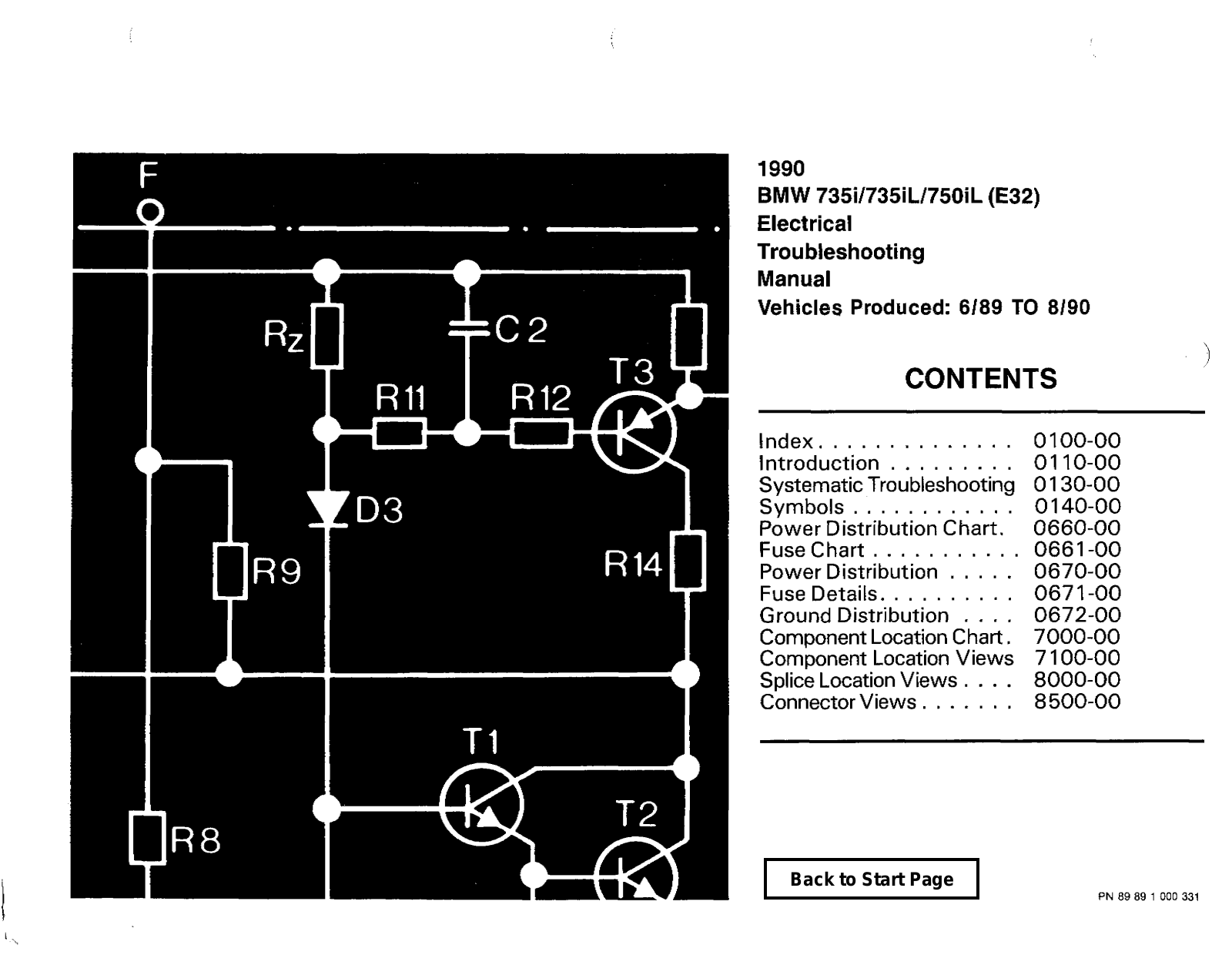 BMW 735i 1990, 750il  1990 User Manual