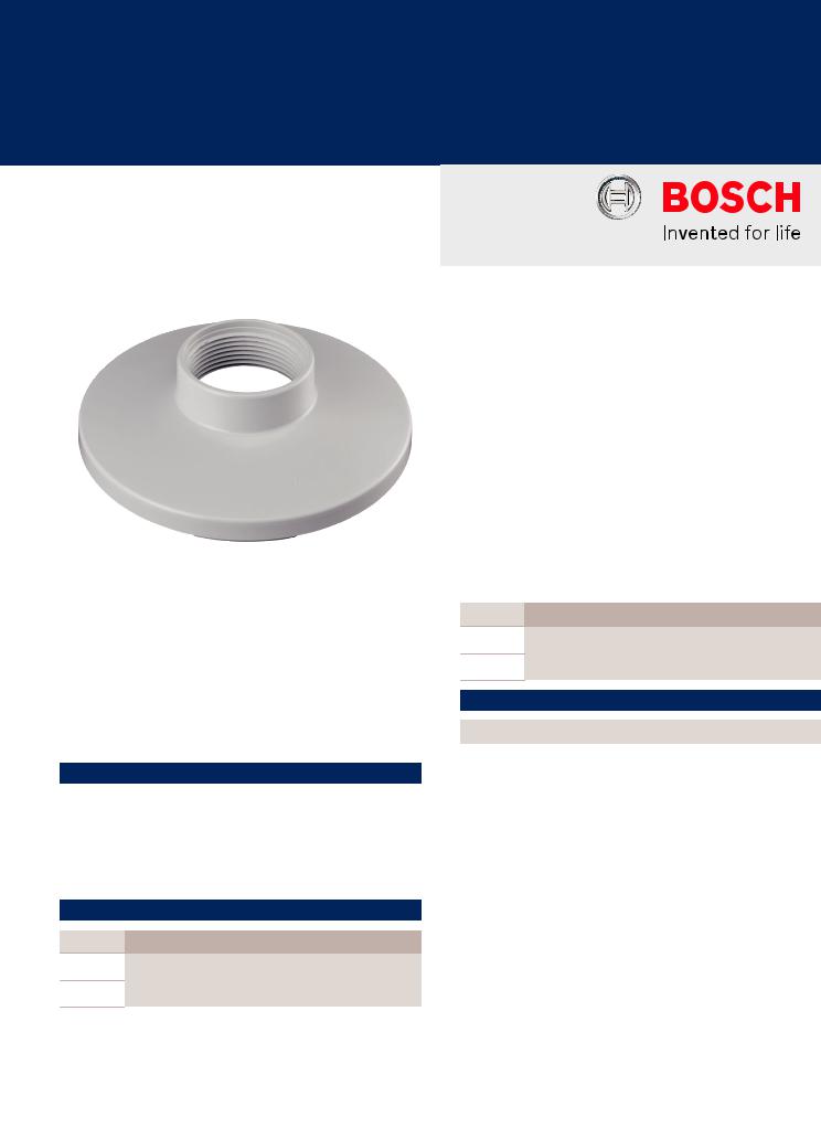 Bosch NDA-5031-PIP Specsheet