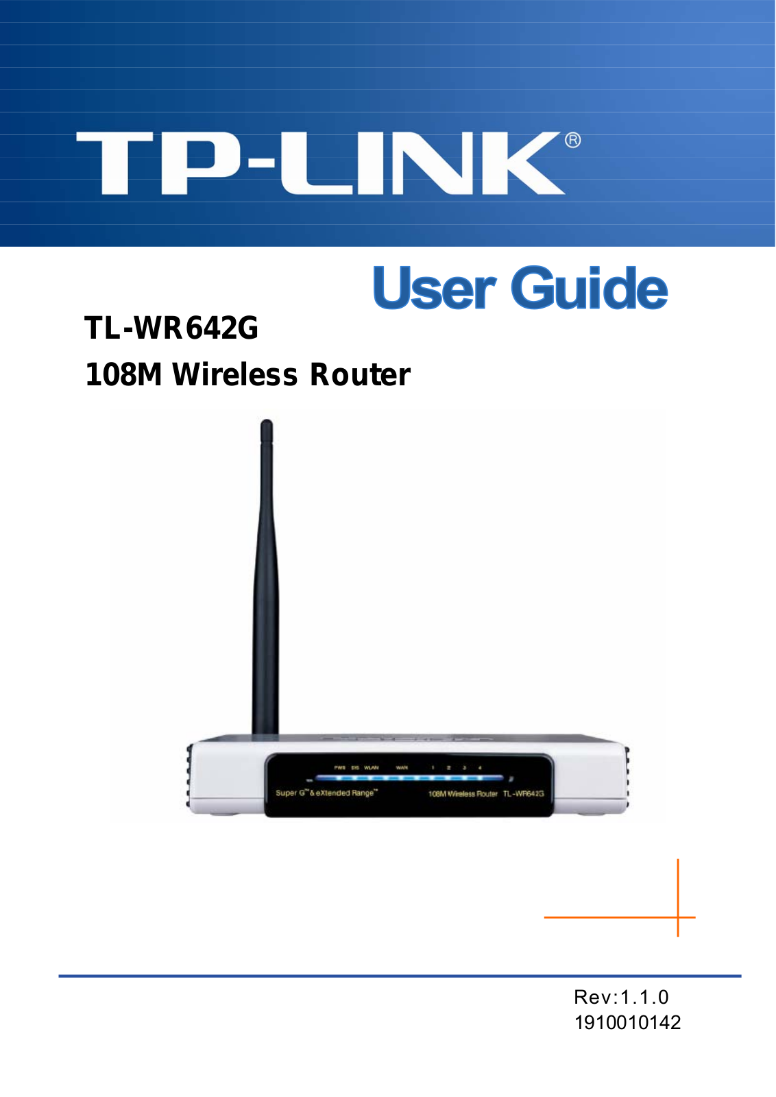 TP-Link TL-WR642G User Manual