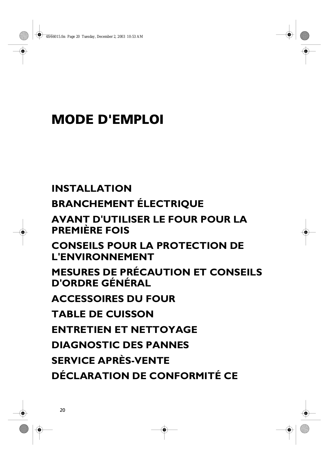 Whirlpool BLZE 9700 IN User Manual