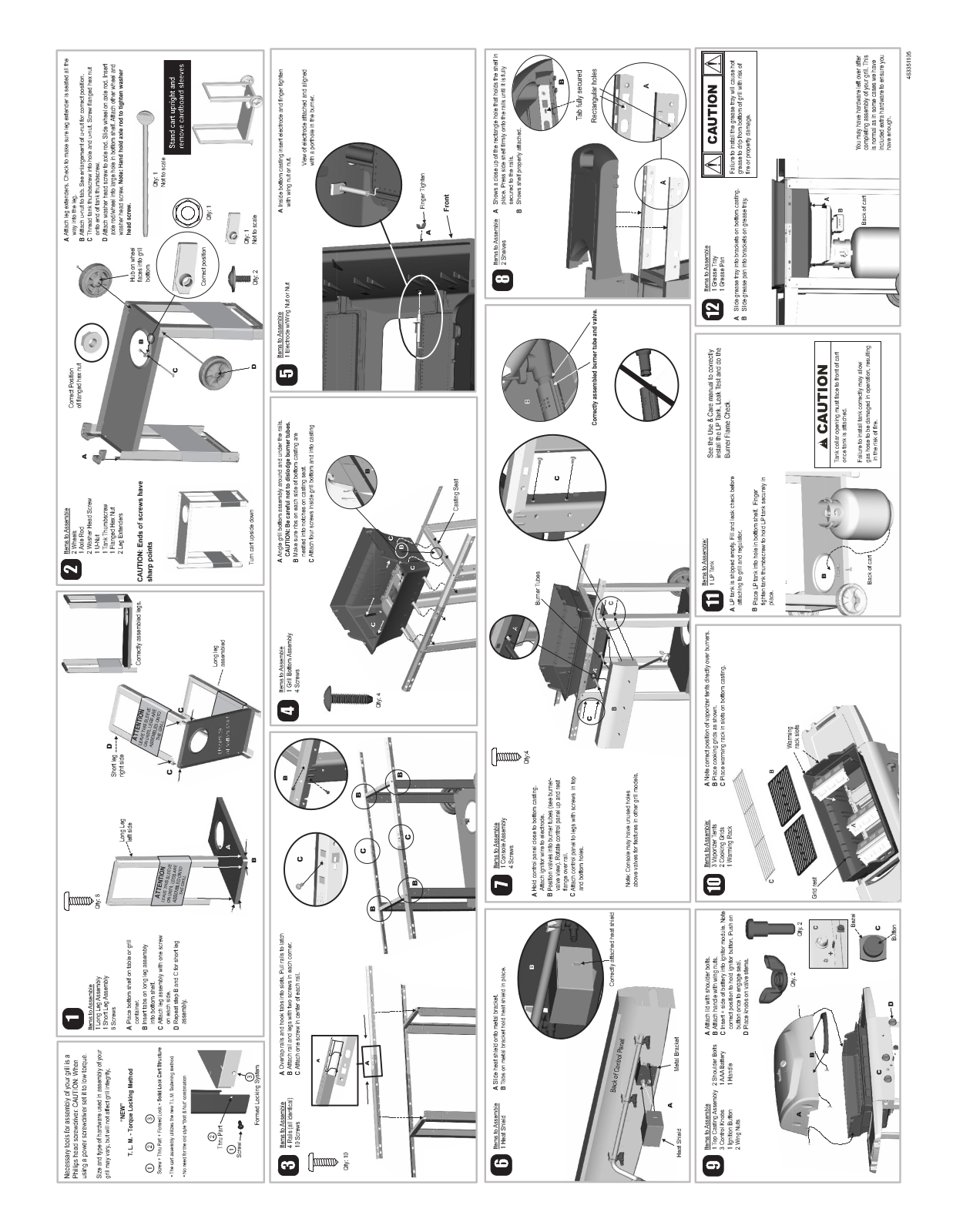 Charbroil 463351105 Owner's Manual