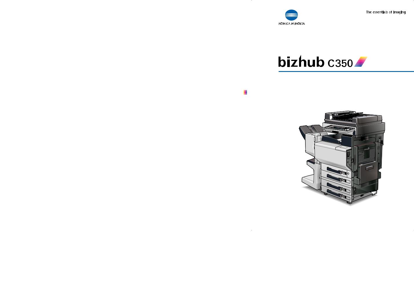 Konica minolta BIZHUB C350 User Manual