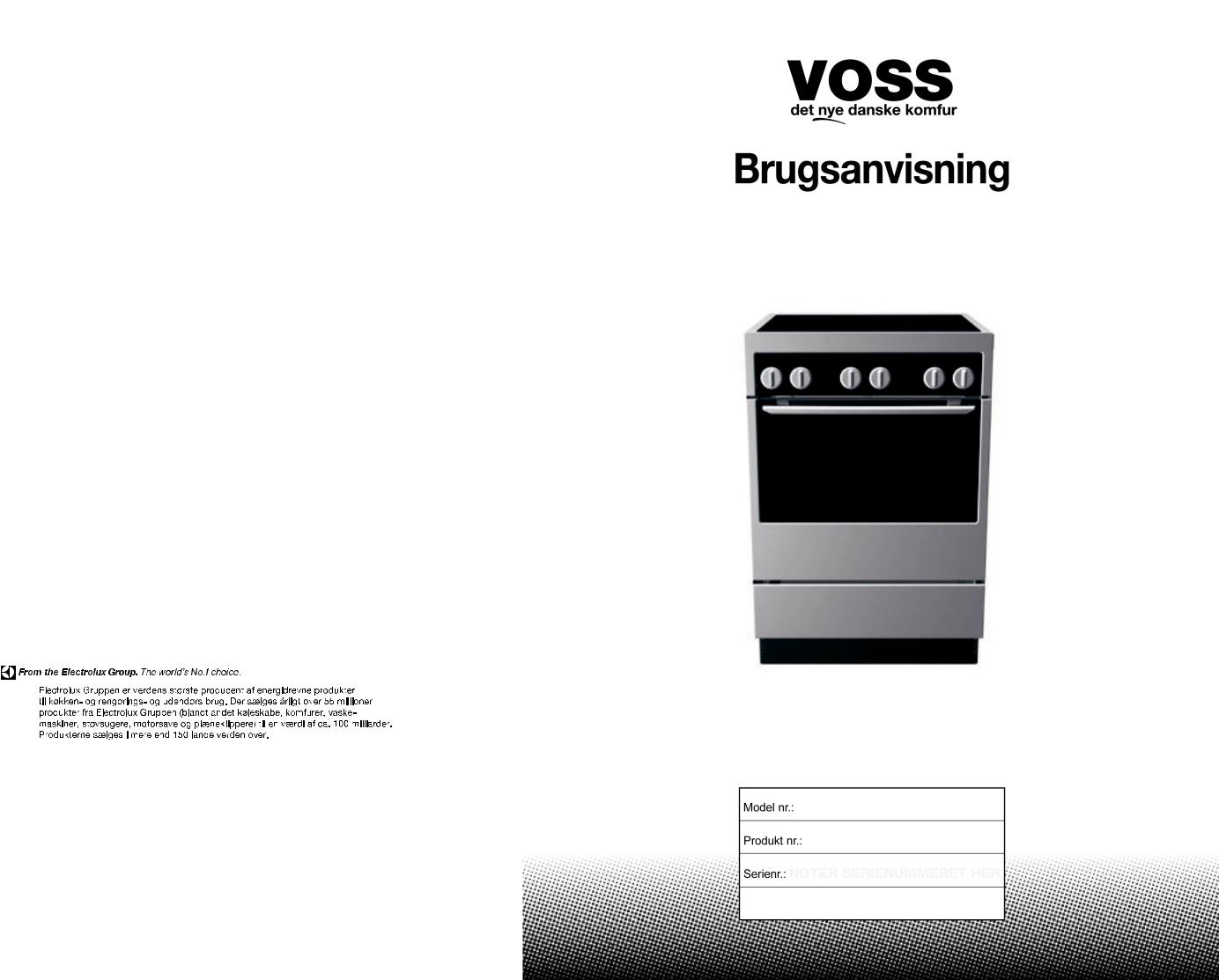 Voss ELK7000AL User Manual