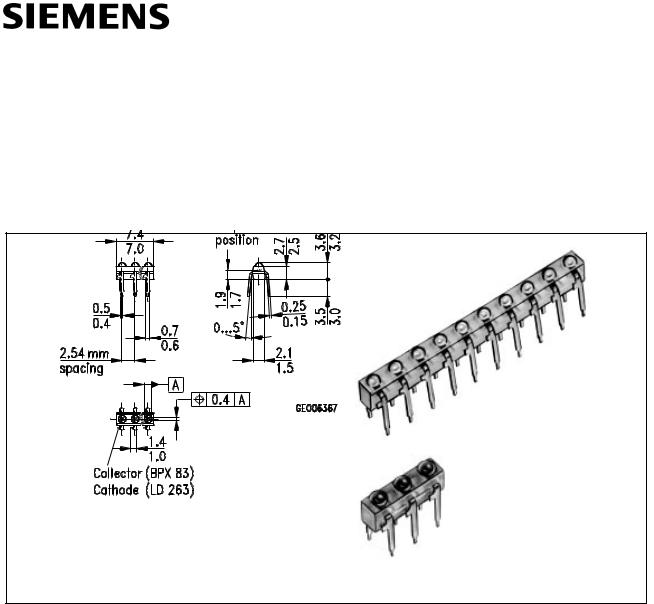 Siemens BPX83, BPX82, BPX80, BPX89, BPX88 Datasheet