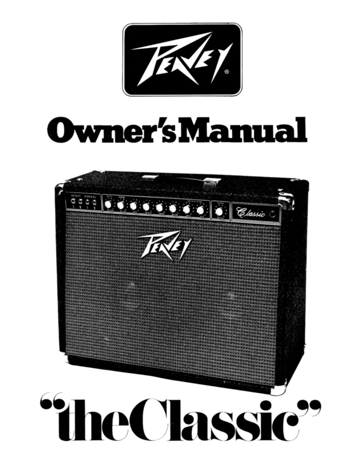 Peavey The Classic User Manual