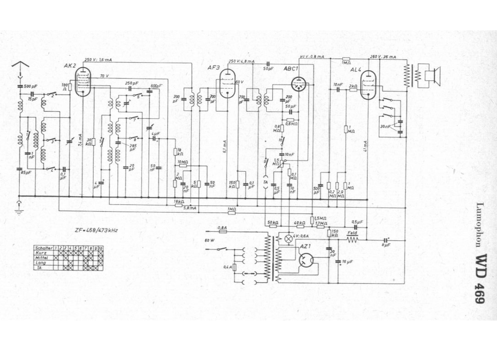 Lumophon wd469 schematic - ManualMachine.com