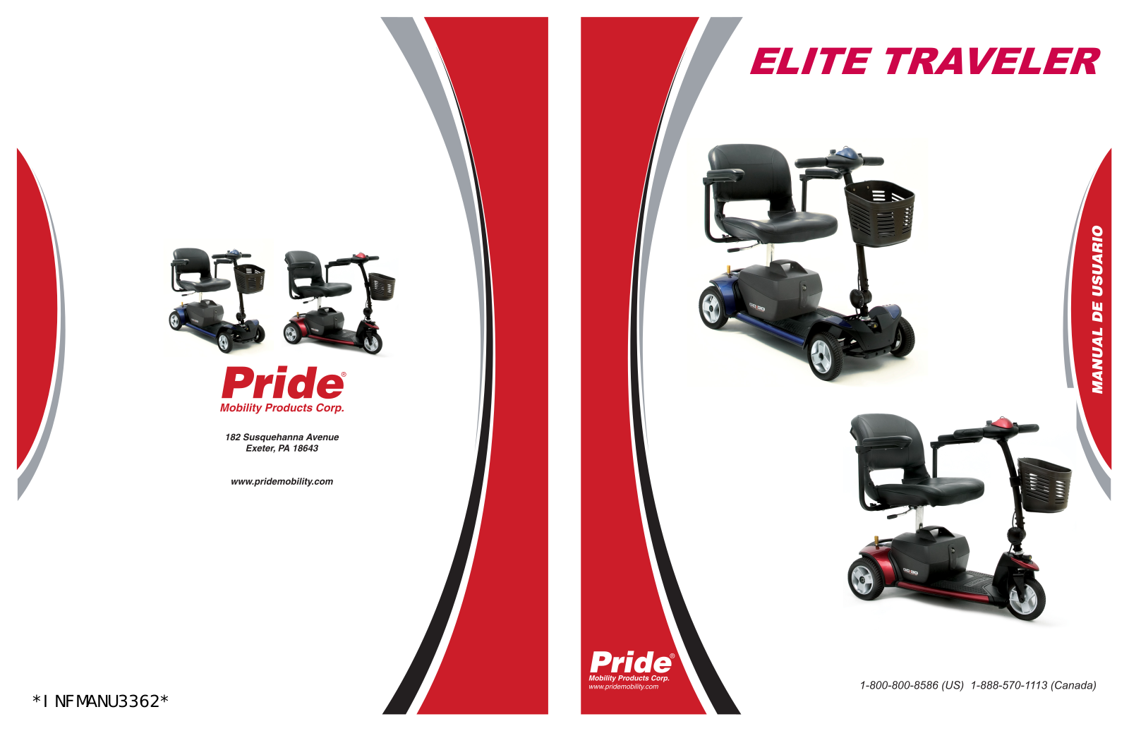 Pride Mobility SC40E, SC44E User Manual