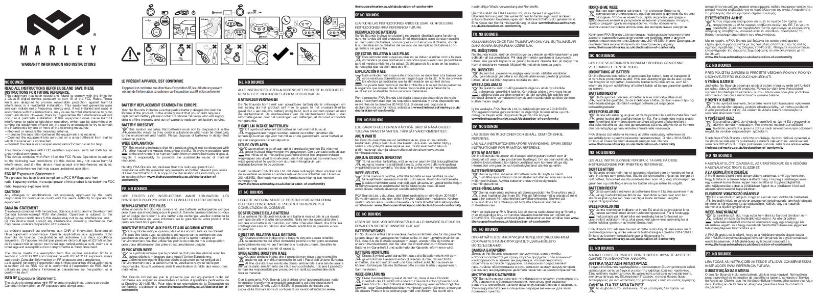 The House of Marley EMJA015 User Manual